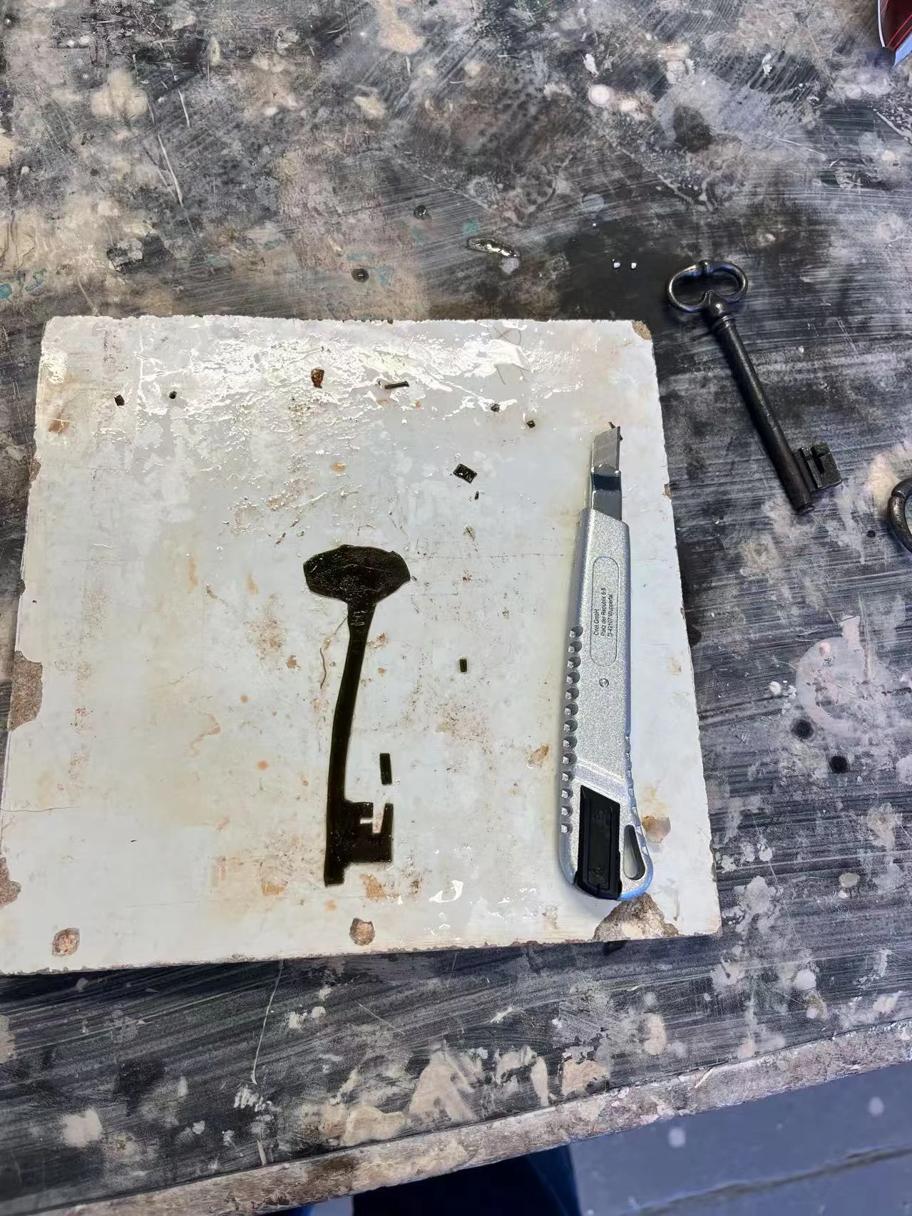 Drifting Dwelling carved key detail